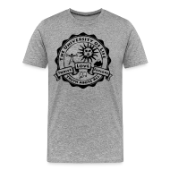 T-Shirts ~ Men's Premium T-Shirt ~ University of Life logo + address on back
