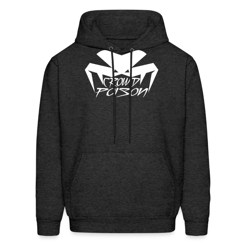 Crowd Poison Logo White - Men's Hoodie