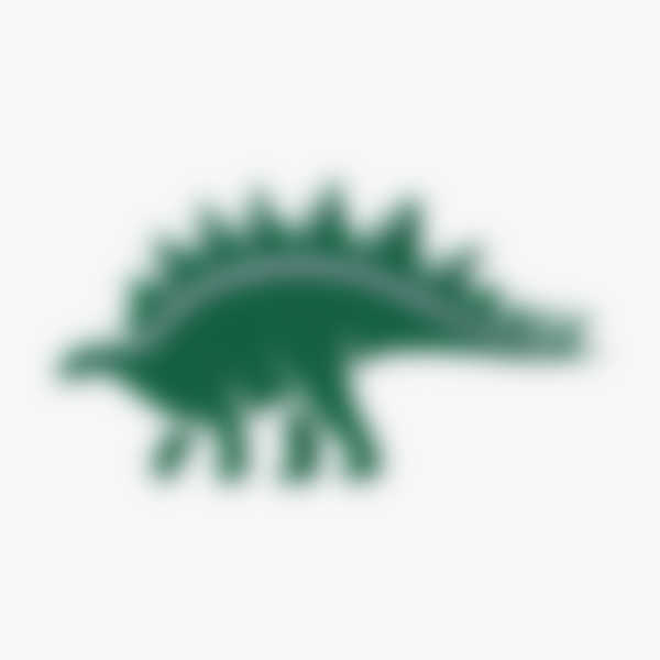 Green dinosaur - stegosaurus