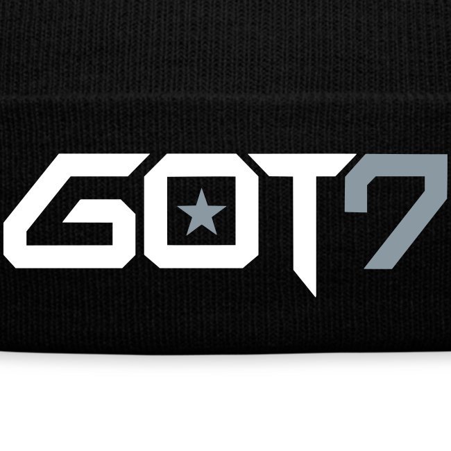 K-Pop Fandom Shop | Got7 Logo - Knit Cap with Cuff Print