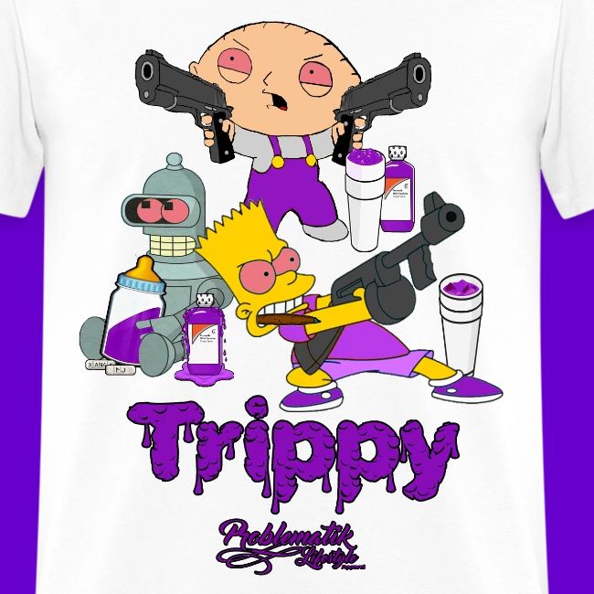 Problematik Lifestyle Trippy Lean Bad Boys Tshirt