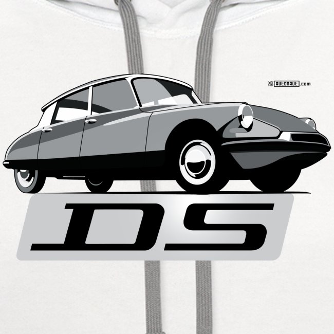 Citroën DS script emblem and illustration