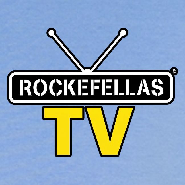 Rockefellas TV Outlined Logo Tee