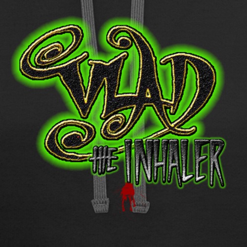 Vlad The Inhaler Logo w Blood - Unisex Contrast Hoodie