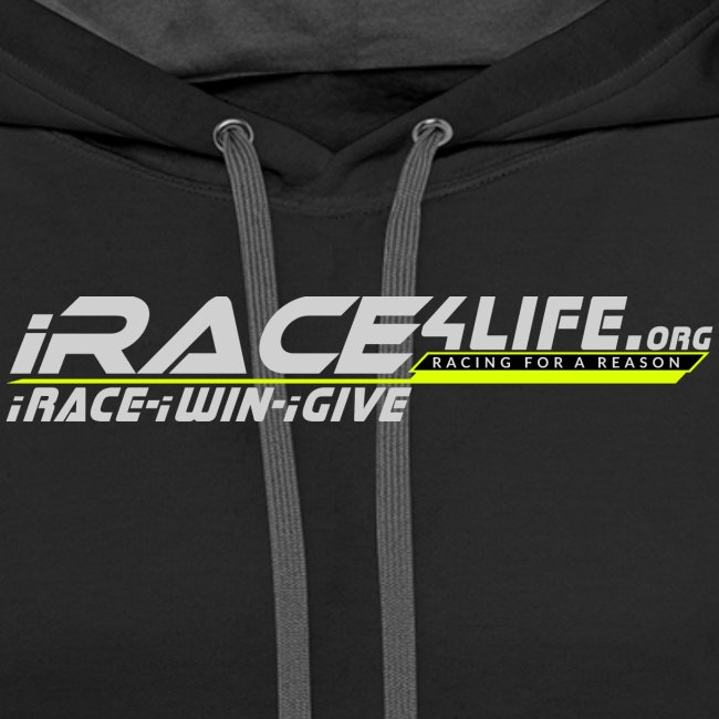 iRace4Life.org Gray Logo w/ iRace-iWin-iGive!