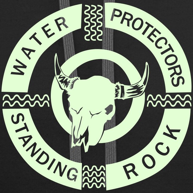 water protector standing