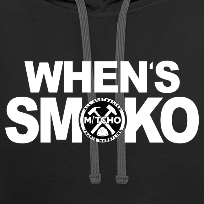 WHENS SMOKO, union logo. double sided