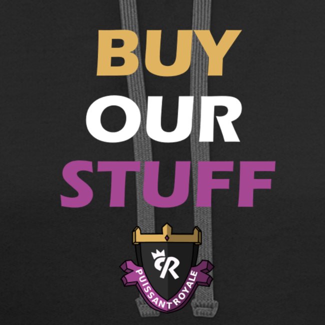 Buy Our Stuff Puissant Royale Logo