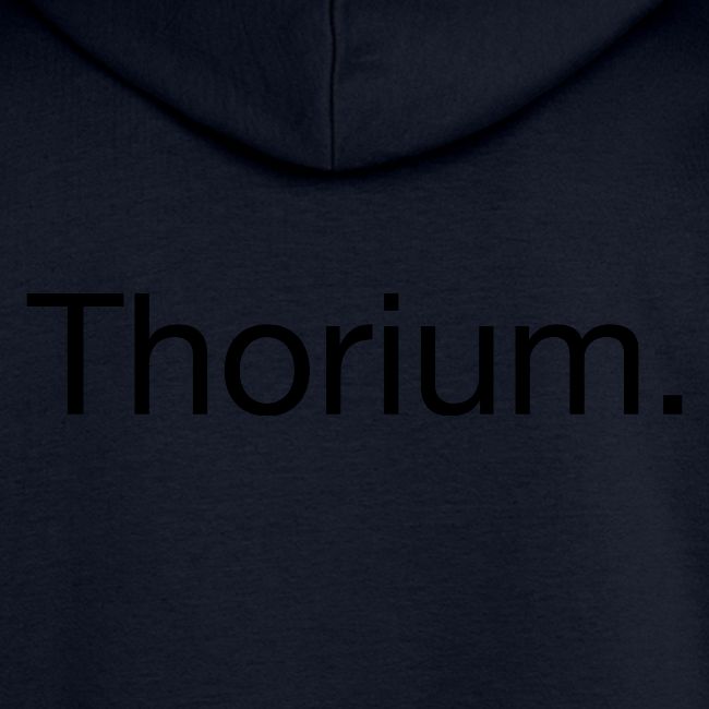 Thorium. Double-sided design. Black text.
