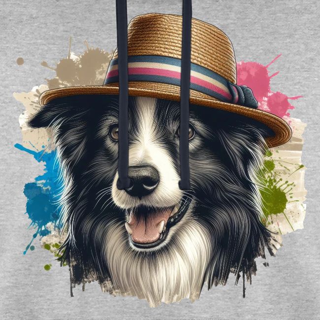 Border Collie Paint Splash Art