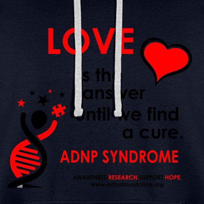 LOVE IS THE ANSWER Red and Black