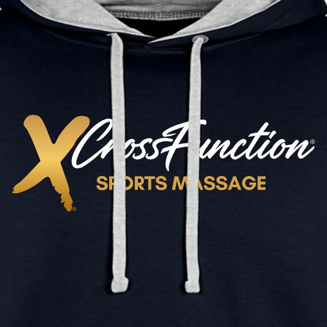White XF SPORTS MASSAGE LOGO (front only)