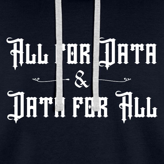 All for Data, Data for All (dark)