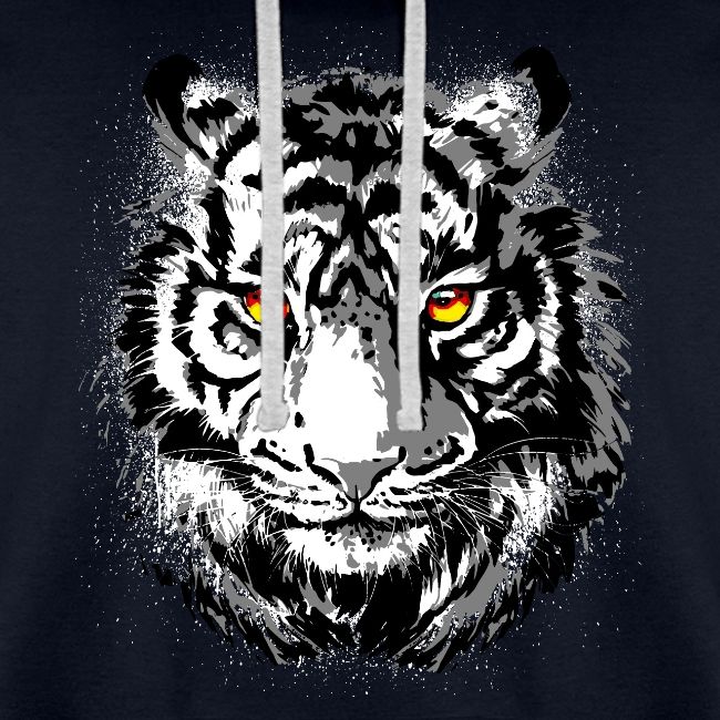Tiger Head - Tiger Artwork - Wildlife Big Cats
