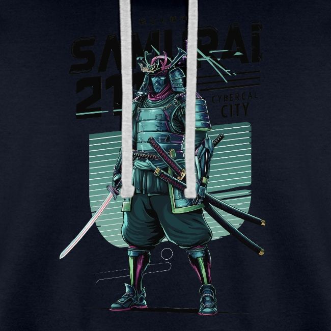 Cyber Samurai 2110: Glowing Katana Warrior