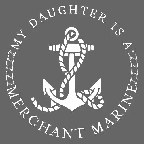 MY DAUGHTER IS A MERCHANT MARINE - Unisex Contrast Hoodie