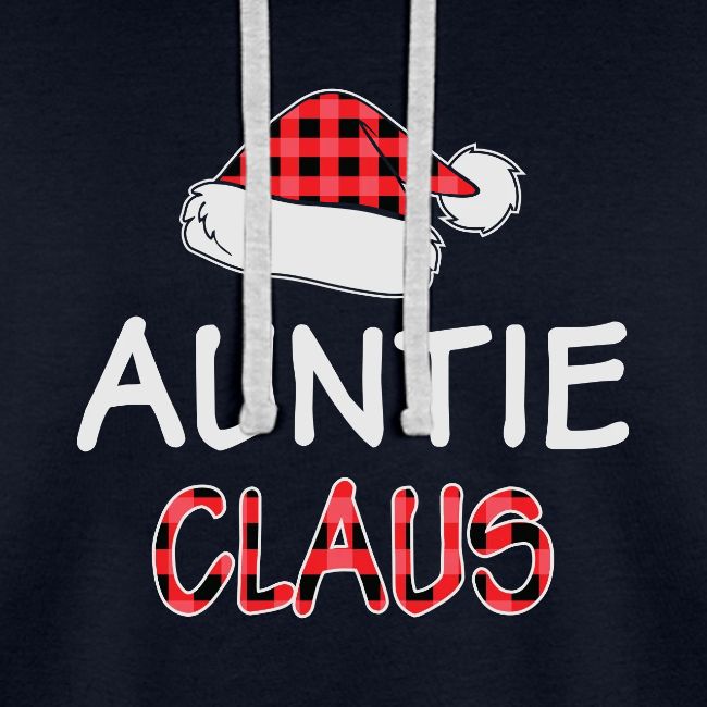Red Plaid Auntie Claus