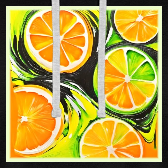 Vibrant Citrus Painting