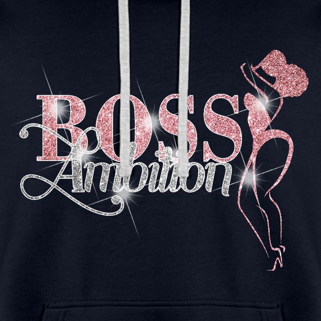 Women Boss Ambition Tshirt Glitter