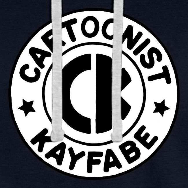 Cartoonist Kayfabe EC logo Black letters on White