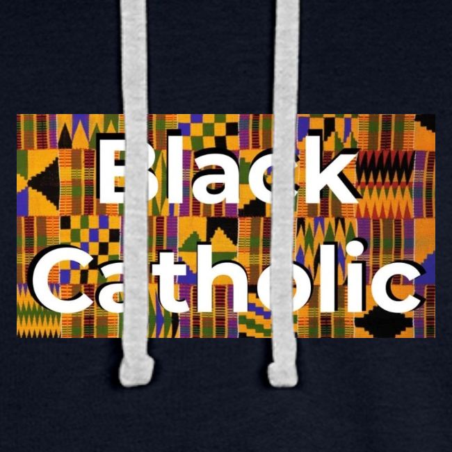 Kente Black Catholic Tee