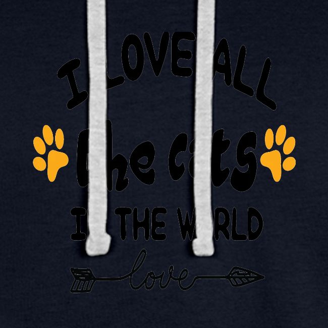 I love all the cats in the world