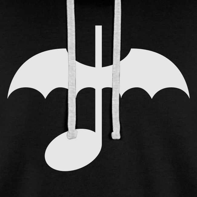 Music Note with Bat Wings