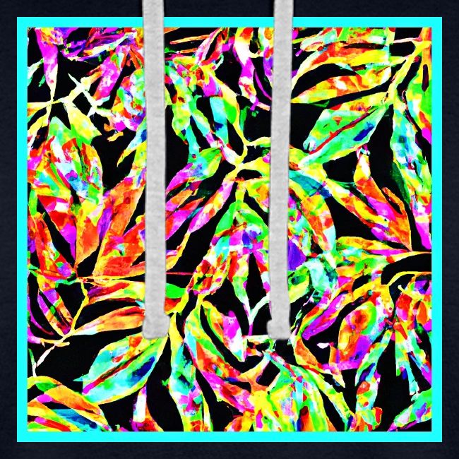 Chic Neon Pattern: Vibrant Bliss