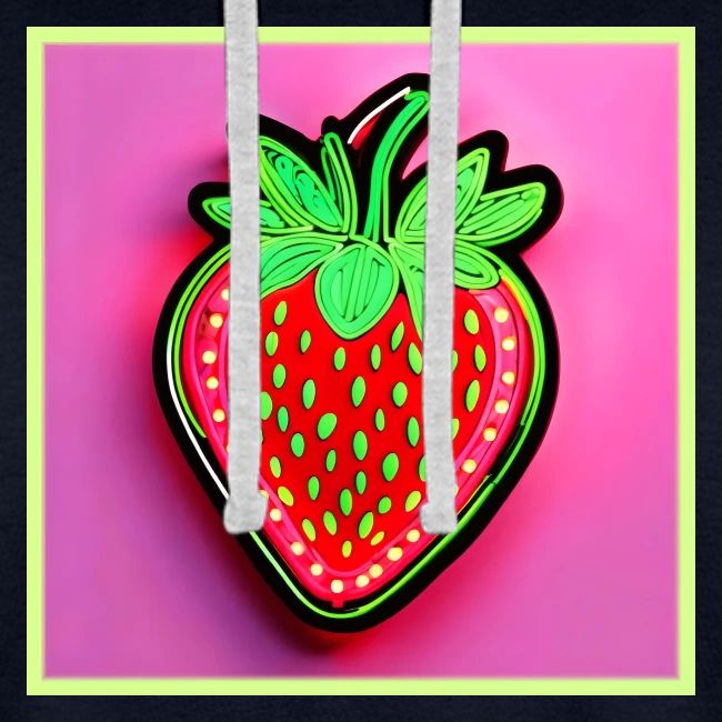 Vibrant Strawberry Neon Sign