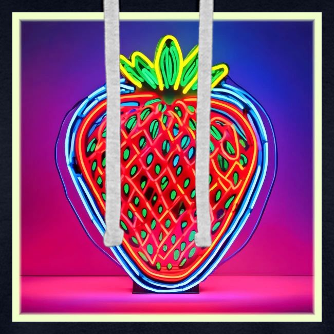 Vibrant Strawberry Neon Sign
