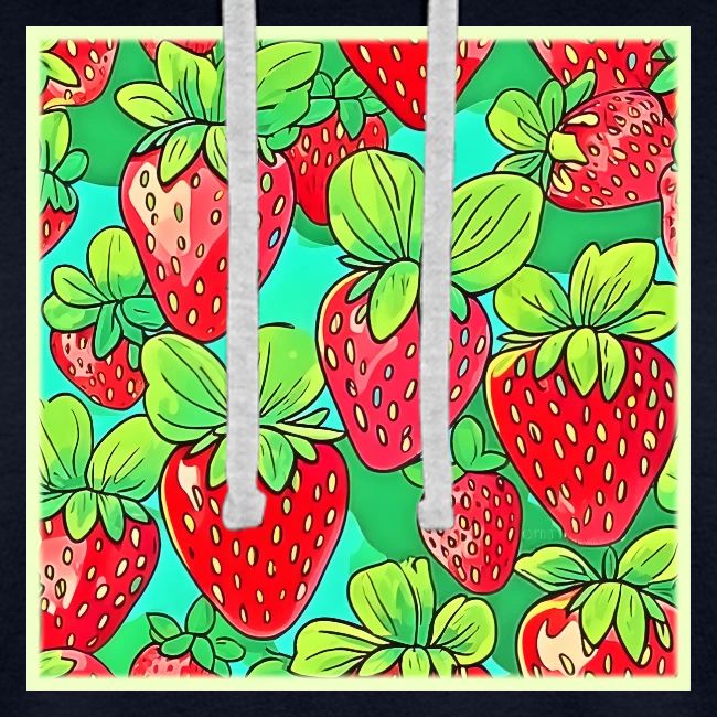 Strawberry Pop Art Pattern