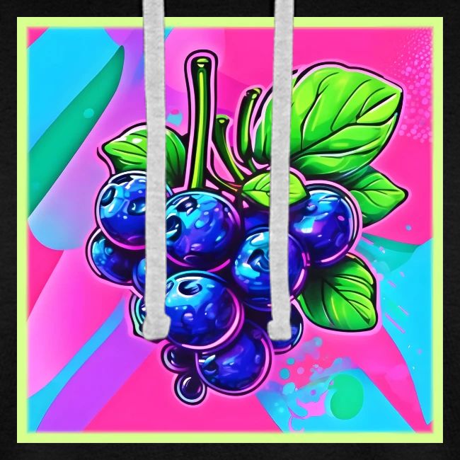 Vibrant Blueberry Artwork