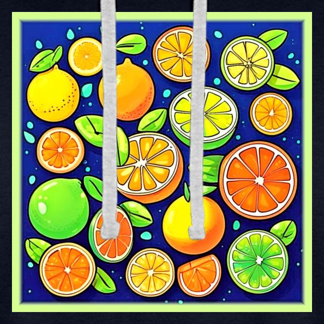 Fresh Citrus Slice Pattern