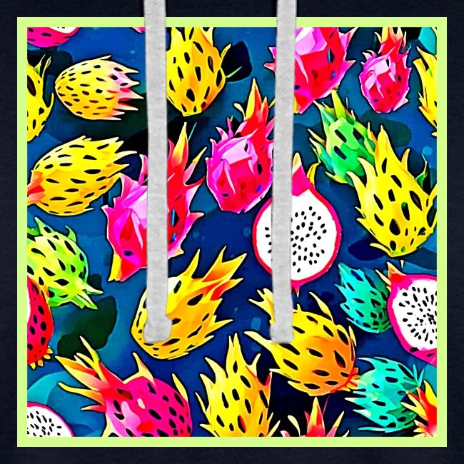 Dragon Fruit Pattern Art