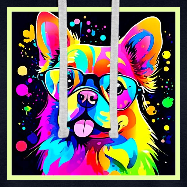 Vivid Canine Vibes Design