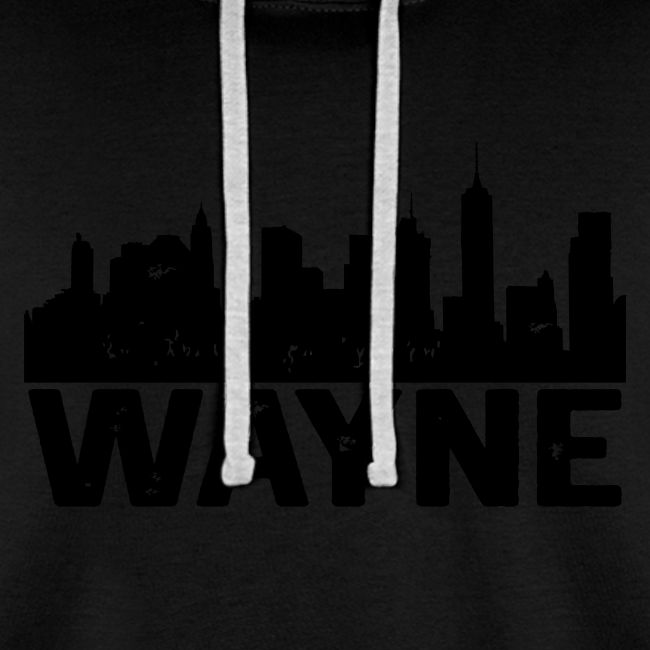 Wayne Skyline Black Wayne Michigan MI City Design
