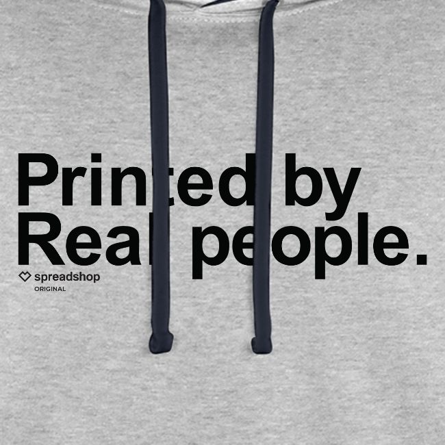 Printed in black