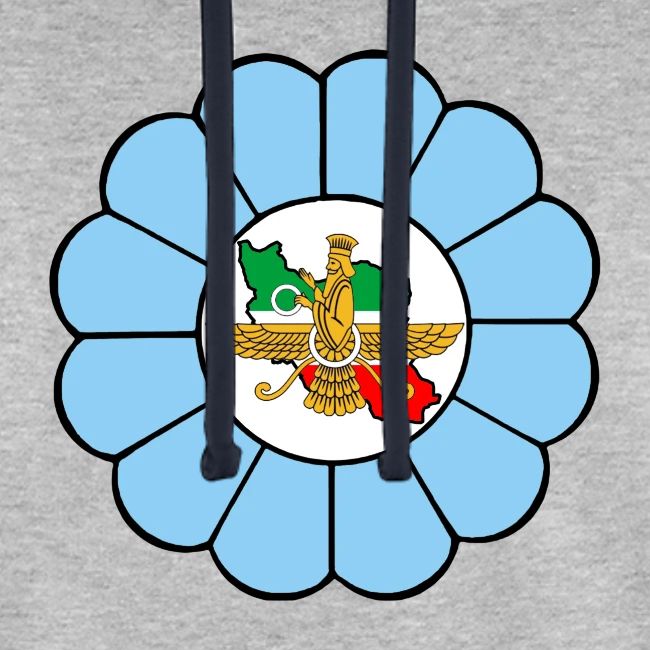 Faravahar Iran Lotus Colorful