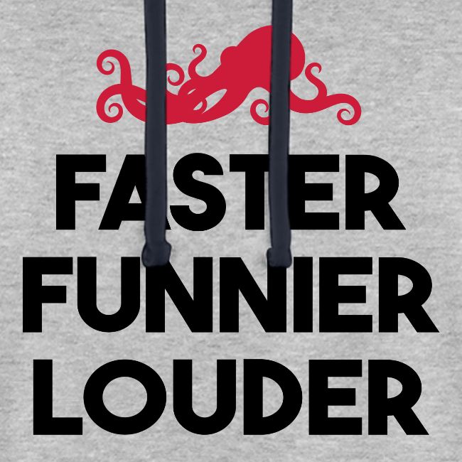 Red Octopus "Faster, Funnier, Louder"