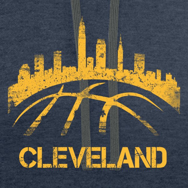 Cleveland Basketball Skyline