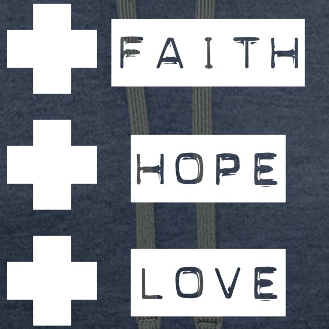 3 crosses , faith hope love