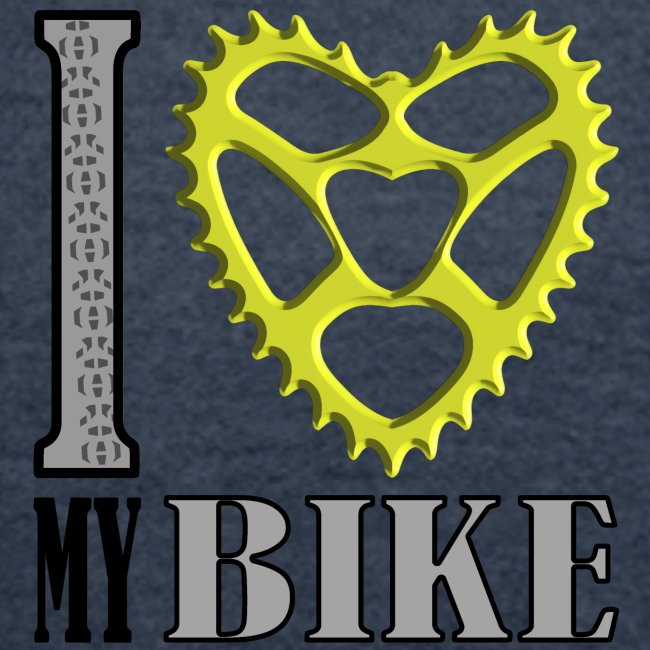 I love my bike elox green heart