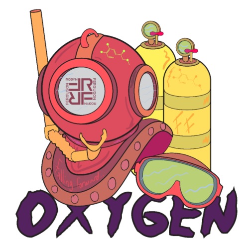 OXYGEN- ROBYN FERGUSON - Unisex Contrast Hoodie