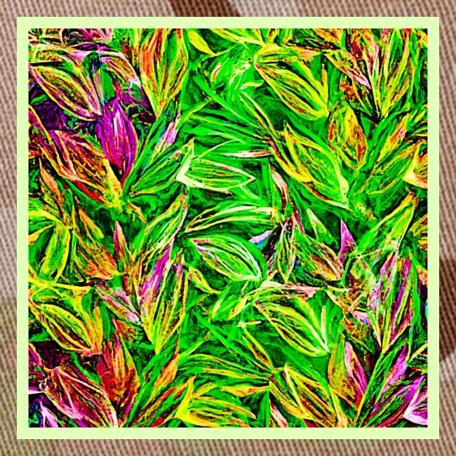 Textured Leaf Garden Art