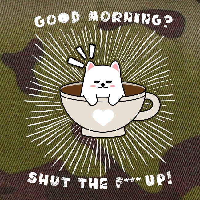 Good morning - funny saying for morning sleepshirt