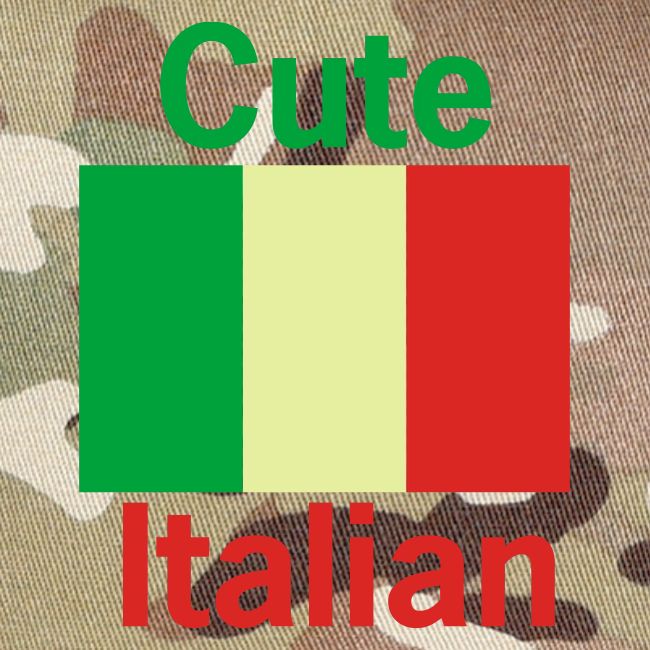 cute italian flag 3 colors
