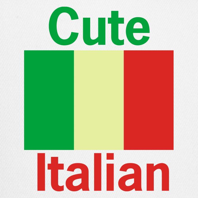 cute italian flag 3 colors
