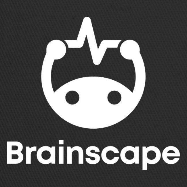 Brainscape Logo - Stacked White