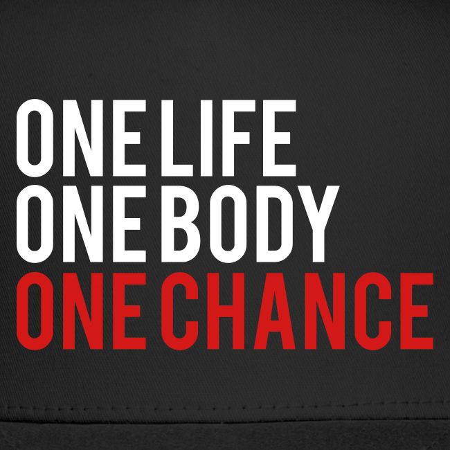 One Life One Body One Chance