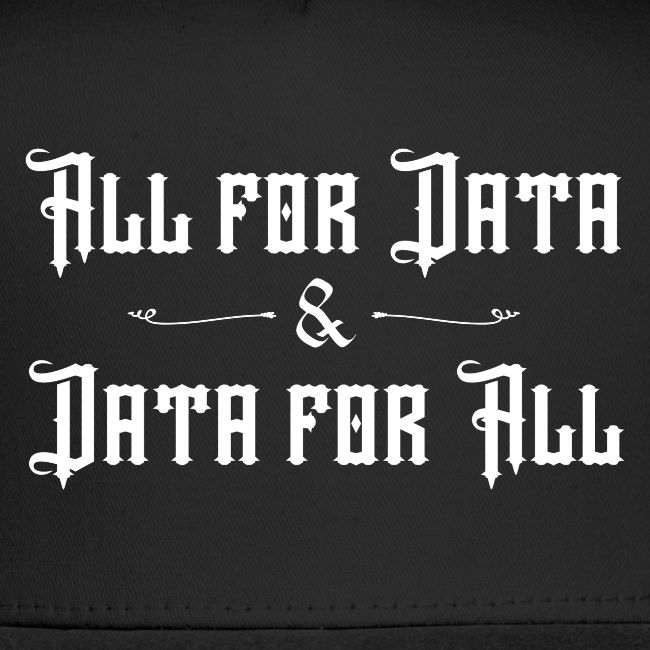 All for Data, Data for All (dark)